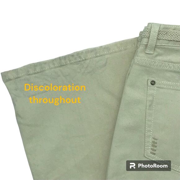 Michael Kors Belted  Cream Flared Pants | Size 16 - Picture 7 of 7